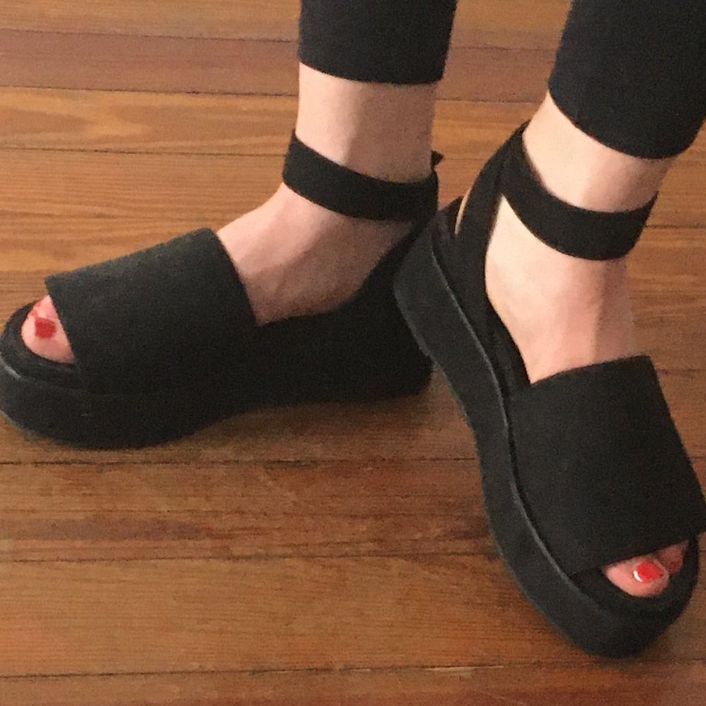 ASOS DESIGN Taylor flatform sandals